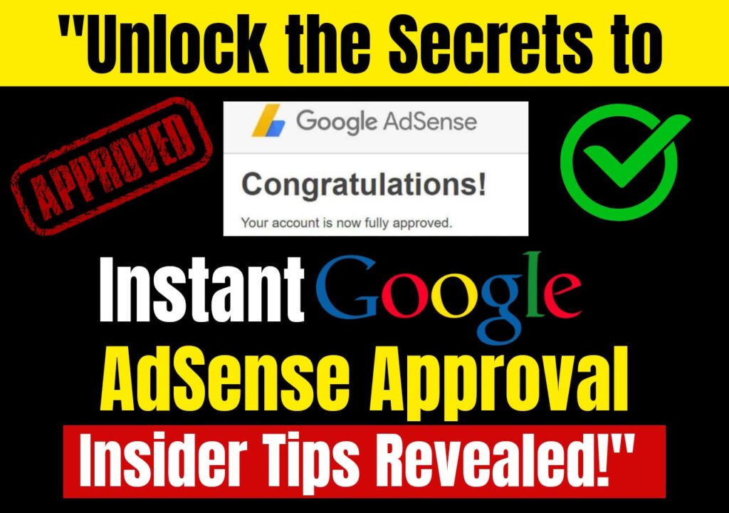 get AdSense approval